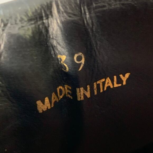 ALAIA Size 9 Black White Perforated Patent Leather Sneakers - Picture 8 of 10